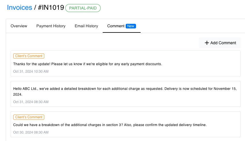 Resolve Queries Faster with In-Context Comments: Streamline Communication